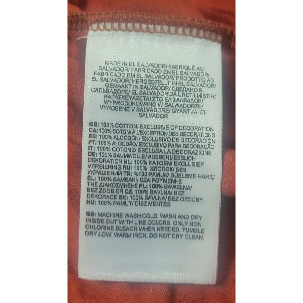The North Face Mens S/S Box NSE Tee Tandori Spice Red NF0A4763UBR-L Large NEW